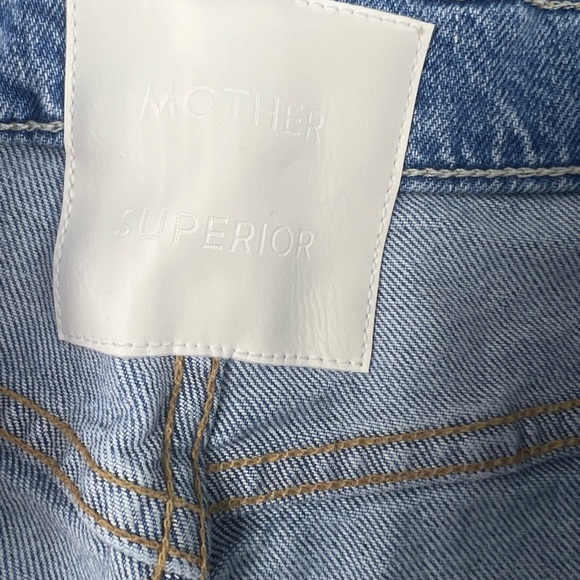 NWT MOTHER The Lasso Sneak High Rise Jeans in Sow Surreal Sz 28 - Picture 5 of 14